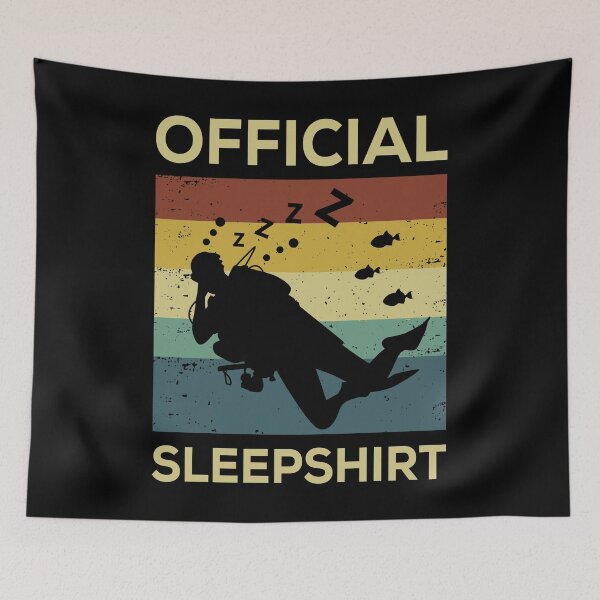 Item preview, Scuba Diving Official Sleepshirt designed and sold by mybegoniatee.