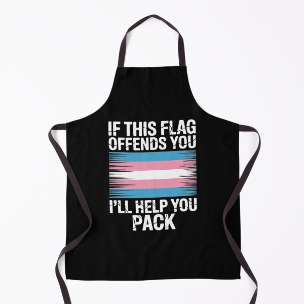 Item preview, Transgender If This Flag Offends You I'll Help You Pack designed and sold by MarryIsMonth.