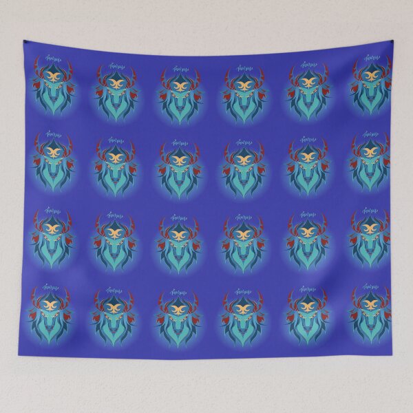 Item preview, Taurus Zodiac Bull - Modern Astrology Star Sign Illustration. designed and sold by LunaPrintCo.