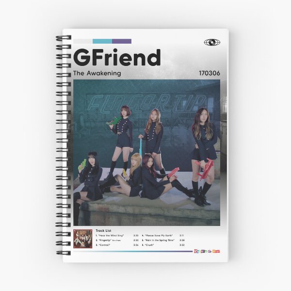 Item preview, GFriend - The Awakening 02 (Black and White) designed and sold by RhodesToKpop.