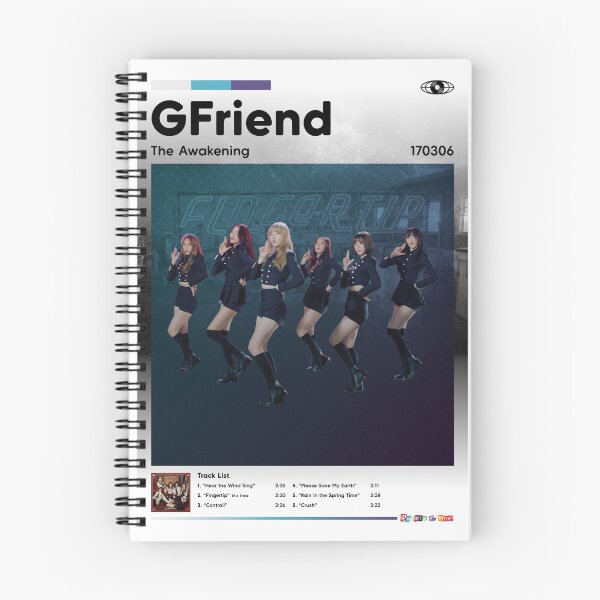 Item preview, GFriend - The Awakening 01 (Black and White) designed and sold by RhodesToKpop.