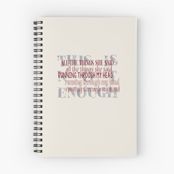 Item preview, All the things she said running through my head | heated rivalry designed and sold by Pinu92.