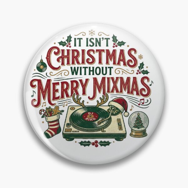 Item preview, It isn't Christmas without Merry Mixmas designed and sold by DJ Riko.