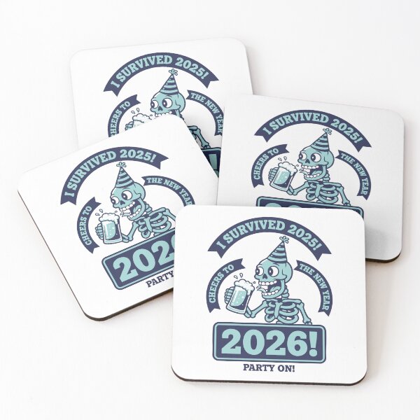 Item preview, I Survived 2025 Cheers To The New Year 2026 designed and sold by LuminOrb.