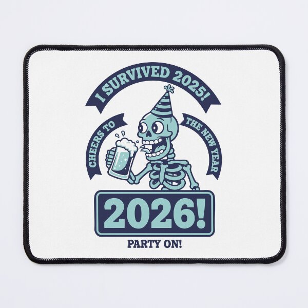 Item preview, I Survived 2025 Cheers To The New Year 2026 designed and sold by LuminOrb.