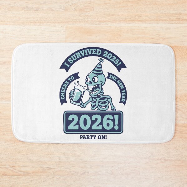 Item preview, I Survived 2025 Cheers To The New Year 2026 designed and sold by LuminOrb.