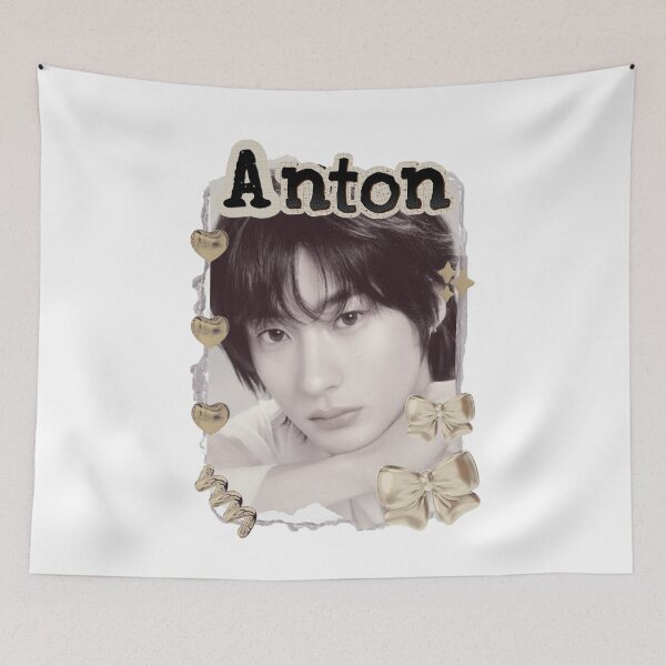 Item preview, Riize Anton Kpop Boy group Celebrity Illustration korean pop art Scrapbook Collage Cozy Y2K Vintage Design  designed and sold by HELL0WBELLO.