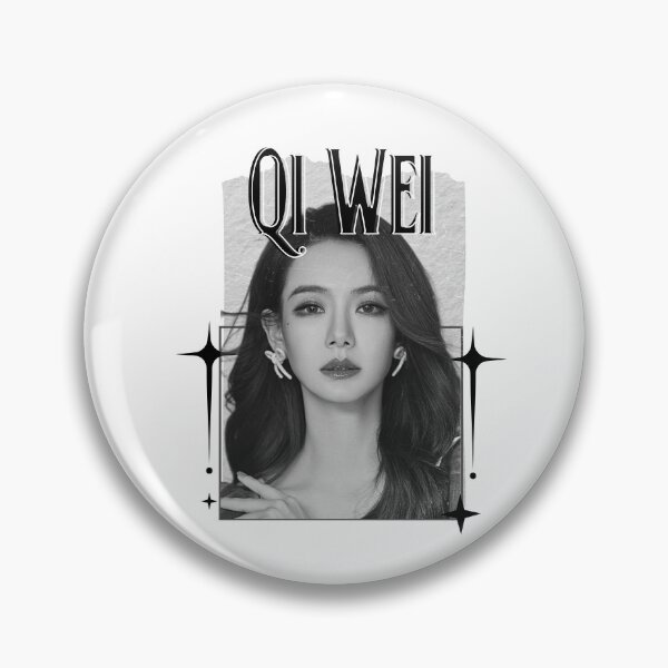 Item preview, Qi Wei (戚薇) Chinese Actress Art Chinese Celebrity IllustrationScrapbook Collage Cozy Y2K Vintage Design designed and sold by HELL0WBELLO.