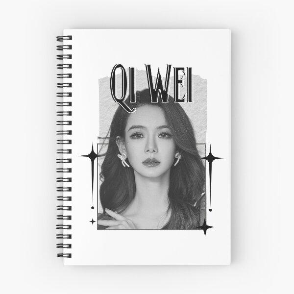 Item preview, Qi Wei (戚薇) Chinese Actress Art Chinese Celebrity IllustrationScrapbook Collage Cozy Y2K Vintage Design designed and sold by HELL0WBELLO.