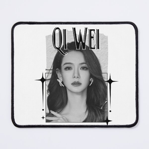Item preview, Qi Wei (戚薇) Chinese Actress Art Chinese Celebrity IllustrationScrapbook Collage Cozy Y2K Vintage Design designed and sold by HELL0WBELLO.