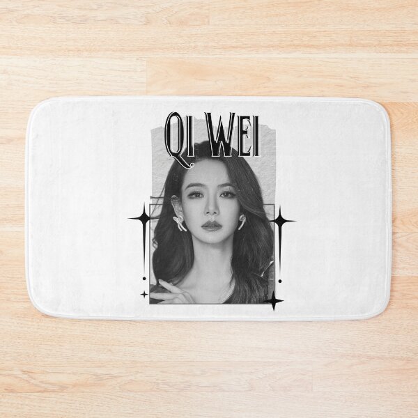 Item preview, Qi Wei (戚薇) Chinese Actress Art Chinese Celebrity IllustrationScrapbook Collage Cozy Y2K Vintage Design designed and sold by HELL0WBELLO.