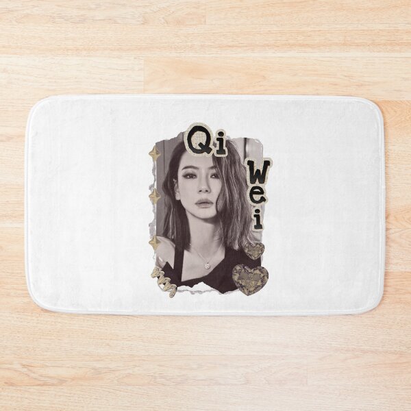 Item preview, Qi Wei (戚薇) Chinese Actress Art Chinese Celebrity Illustration Scrapbook Collage Cozy Y2K Vintage Design designed and sold by HELL0WBELLO.