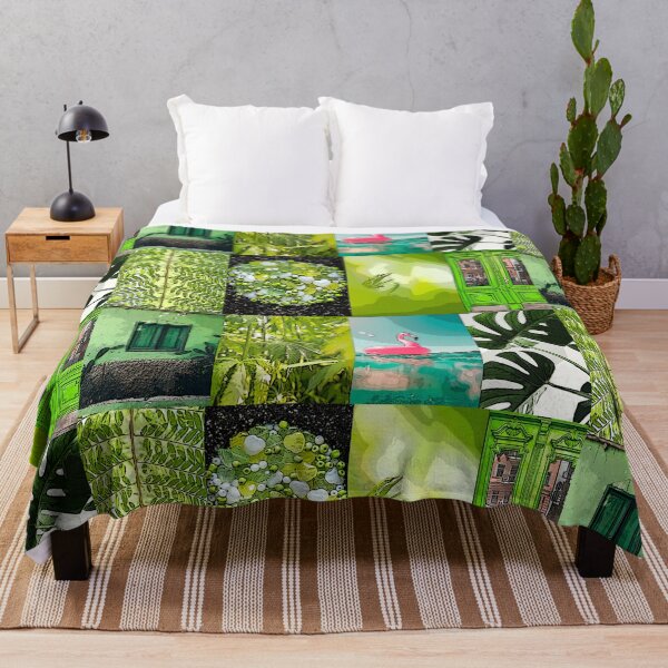 Item preview, green living collage designed and sold by Mad-by-The-O.