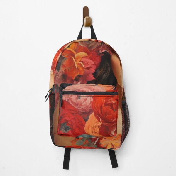 Item preview, Flor de Mujer – Floral Portrait of Strength and Beauty designed and sold by Cafecito & Cultura.