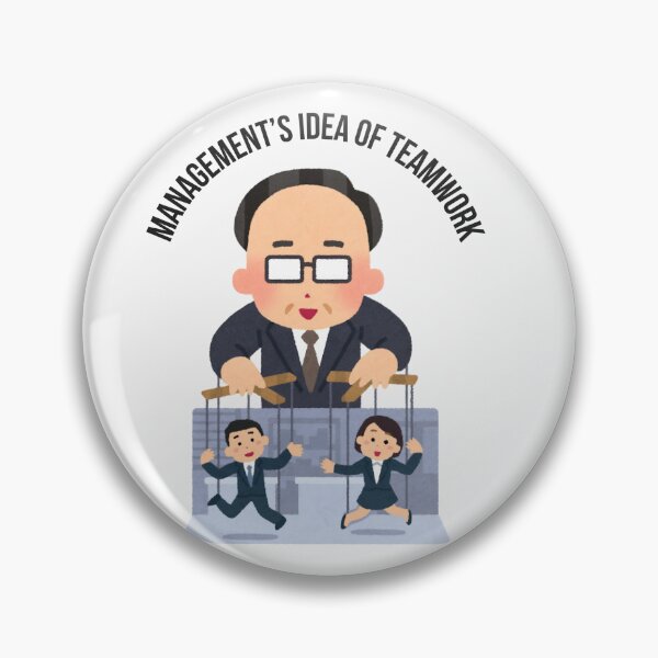 Item preview, Management’s Idea of Teamwork – Office Satire Illustration designed and sold by Kruti Collection.