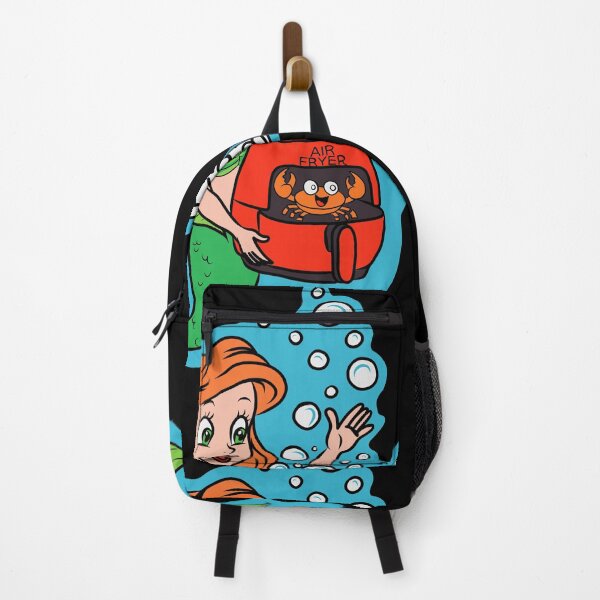 Item preview, Funny Mermaid Air Fryer Crab Pun - Eat More Beef Parody designed and sold by Urban Muse And Sultry Hues.