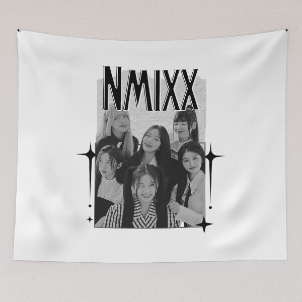 Item preview, NMIXX Kpop Girl group Scrapbook Collage Cozy Y2K Vintage Design designed and sold by HELL0WBELLO.