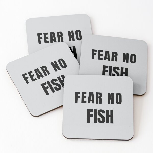 Item preview, Fear No Fish Angler Lifestyle Quote designed and sold by EimSol.