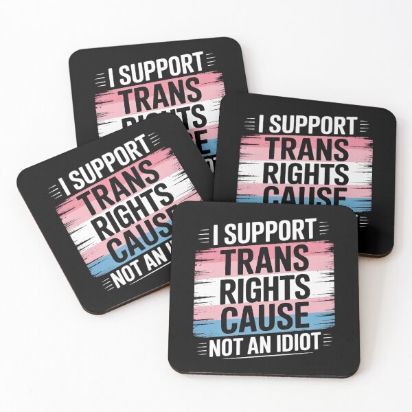 Item preview, Transgender Pride Flag Support Trans Rights I'm Not Idiot designed and sold by MarryIsMonth.