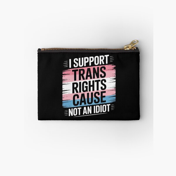 Item preview, Transgender Pride Flag Support Trans Rights I'm Not Idiot designed and sold by MarryIsMonth.
