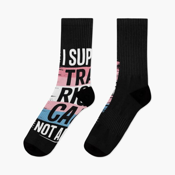 Item preview, Transgender Pride Flag Support Trans Rights I'm Not Idiot designed and sold by MarryIsMonth.