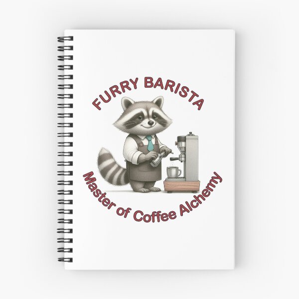 Item preview, Furry Barista — Raccoon Brewmaster of Whimsy designed and sold by denip.