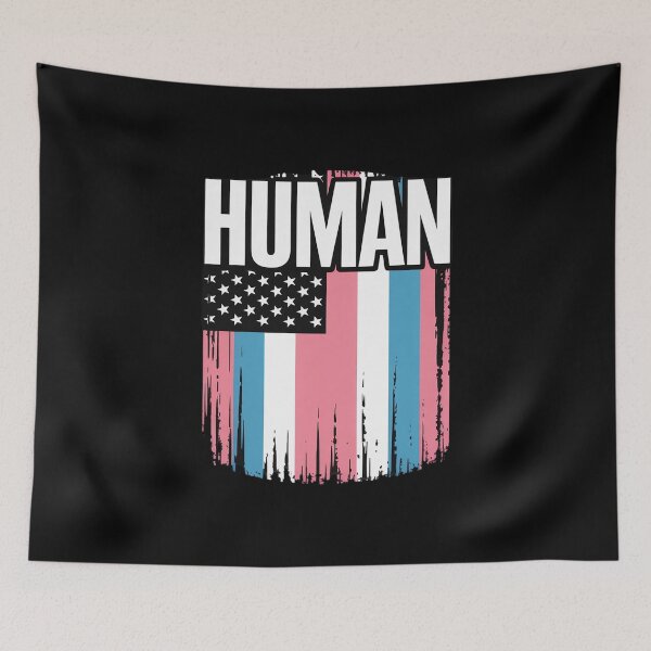 Item preview, Transgender Pride  Human LGBT Rainbow American Flag designed and sold by MarryIsMonth.