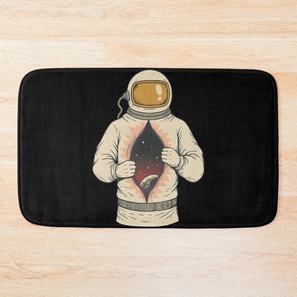 Item preview, Astronaut Opening Chest Space Galaxy Cosmic Surreal Illustration Design designed and sold by DrawHandArt.