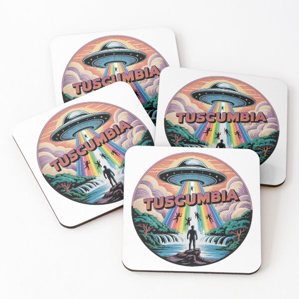 Item preview, Tuscumbia UFO Encounter Patch – Vintage 1970s Sci-Fi Art at Spring Park designed and sold by The People’s Punchline.