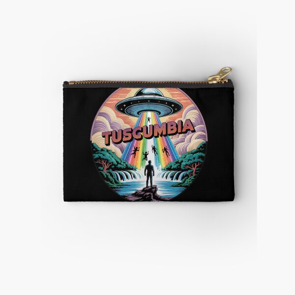 Item preview, Tuscumbia UFO Encounter Patch – Vintage 1970s Sci-Fi Art at Spring Park designed and sold by The People’s Punchline.