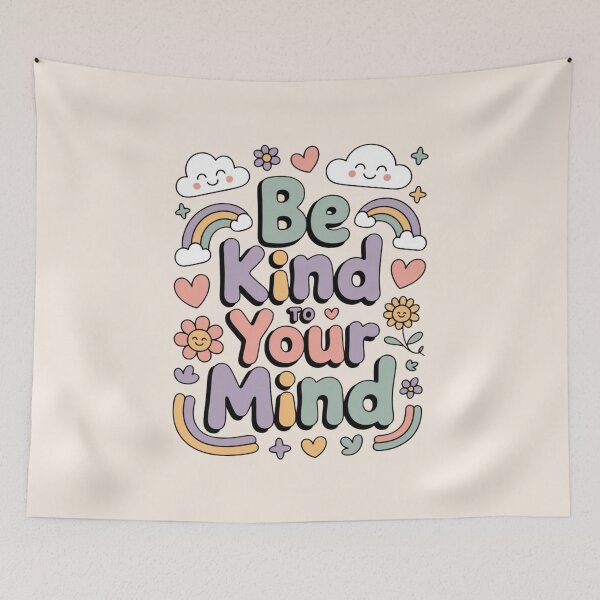 Item preview, Be Kind to Yourself, Motivational, Inspirational, Positive Quote designed and sold by Magic Love Art Print.