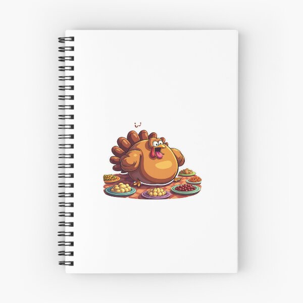 Item preview, A turkey dramatically fainting: “Too stuffed to function.” designed and sold by STICKERS FOR SALE NOW.