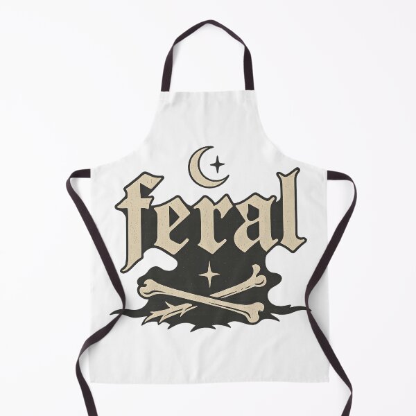 Item preview, Feral – Gothic Bone Symbol Dark Aesthetic Design designed and sold by The Spooky Duck.