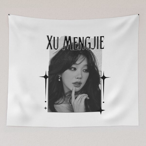 Item preview, Xu Mengjie  Rainbow Xu – Xu Jiaqi (许佳琪) Chinese Actress Art Chinese Celebrity IllustrationScrapbook Collage Cozy Y2K Vintage Design designed and sold by HELL0WBELLO.