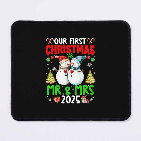 Item preview, Our First Christmas As Mr Mrs 2025 Couple Matching Pajamas  designed and sold by WayTBeenkenArt.