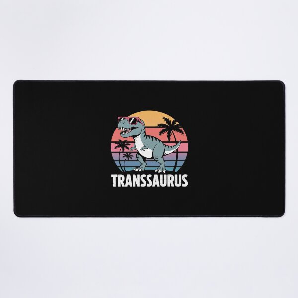 Item preview, Transgender Pride Trans Flag Dinosaur Trex LGBTQ Transsaurus designed and sold by FadeOfThrone.