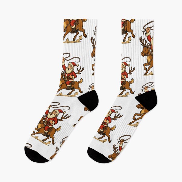 Item preview, Santa the Cowboy – Wild West Christmas Ride designed and sold by Gletschie.