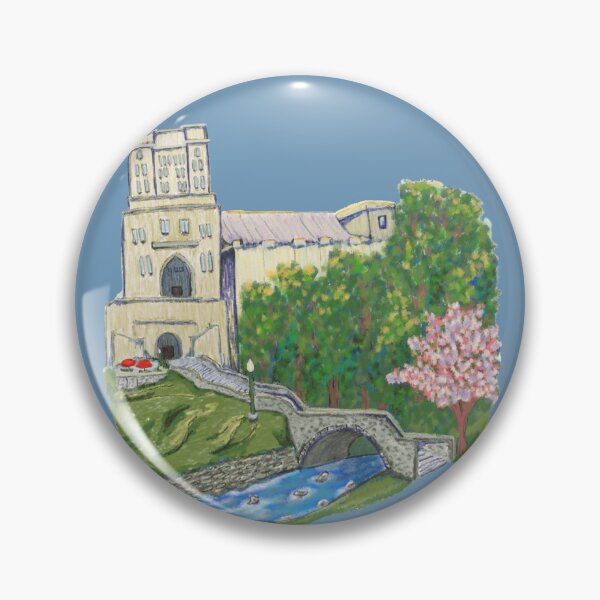 Item preview, Indiana University Memorial Union Oil Pastel Drawing designed and sold by BingBongCanDraw.