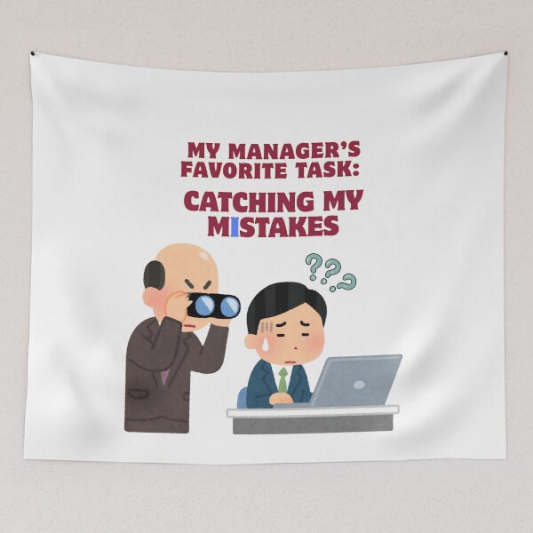 Item preview, My Manager’s Favorite Task – Office Humor Meme designed and sold by Kruti Collection.