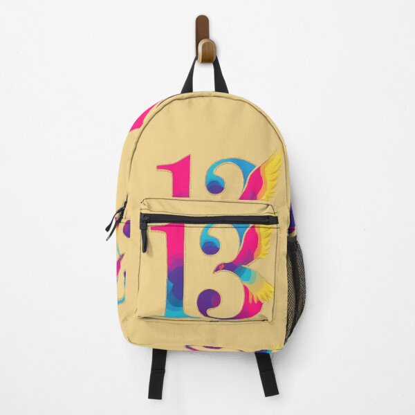 Item preview, "13" lucky number, fancy typography designed and sold by Moonshroomarts.