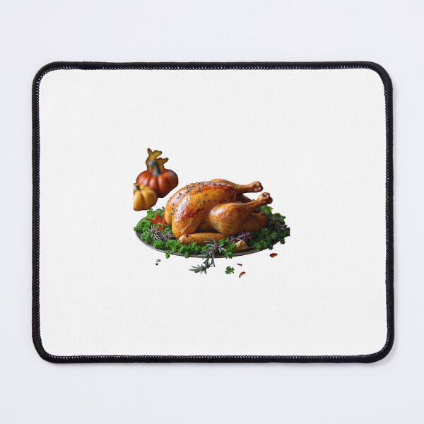 Item preview, Detailed sticker of a golden-brown turkey with herbs. designed and sold by STICKERS FOR SALE NOW.