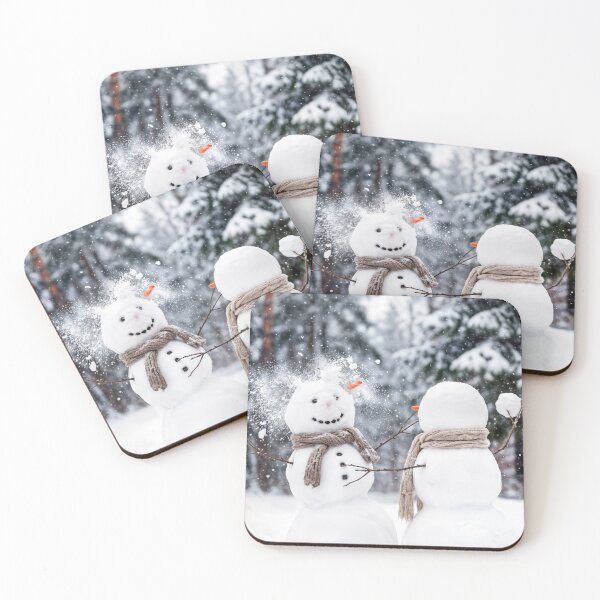 Item preview, Snowmen Having a Snowball Fight designed and sold by Maria Dryfhout.