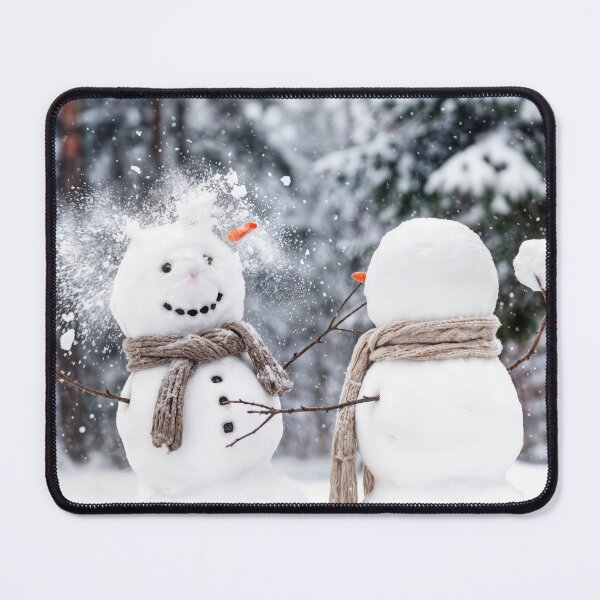 Item preview, Snowmen Having a Snowball Fight designed and sold by Maria Dryfhout.