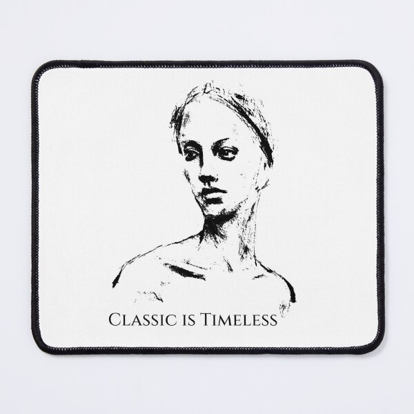 Item preview, Classic Female Portrait Charcoal Sketch designed and sold by valovic.