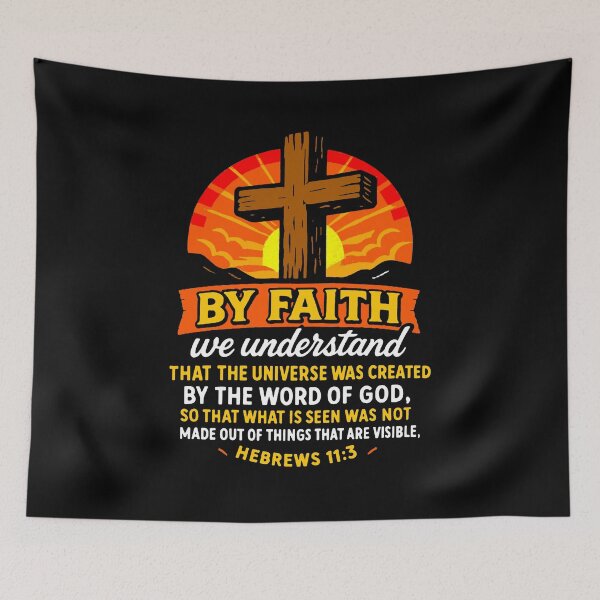 Item preview, Hebrews 11:3 The Universe Was Created By The Word Of God designed and sold by plushism.