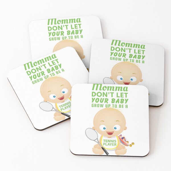 Item preview, Don’t Let Your Kid Grow to be a Tennis Player (Tennis Warning) designed and sold by SnarkSharks.