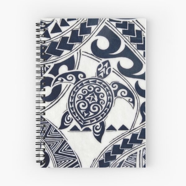 Item preview, Polynesian Turtle Pattern - Midnight Blue and Ivory designed and sold by INNERHARMONY2.