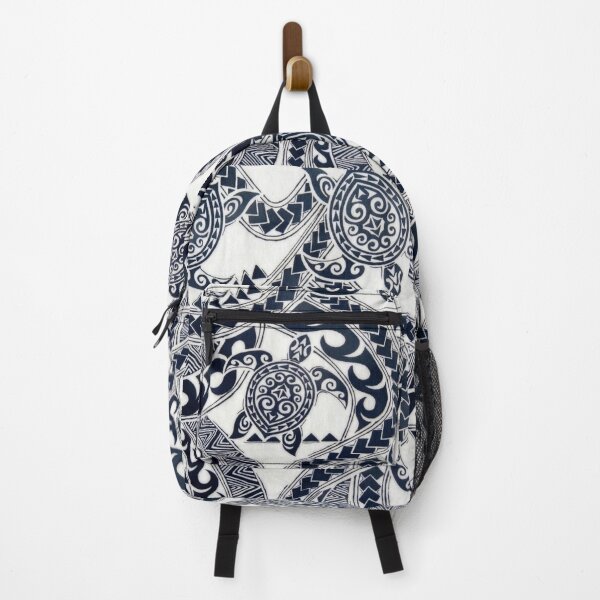 Item preview, Polynesian Turtle Pattern - Midnight Blue and Ivory designed and sold by INNERHARMONY2.