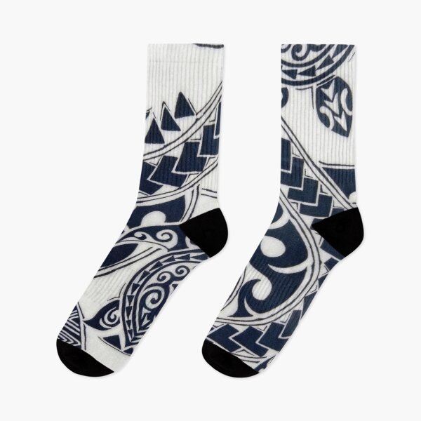 Item preview, Polynesian Turtle Pattern - Midnight Blue and Ivory designed and sold by INNERHARMONY2.