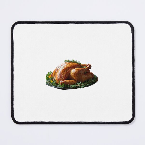 Item preview, Detailed sticker of a golden-brown turkey with herbs. designed and sold by STICKERS FOR SALE NOW.